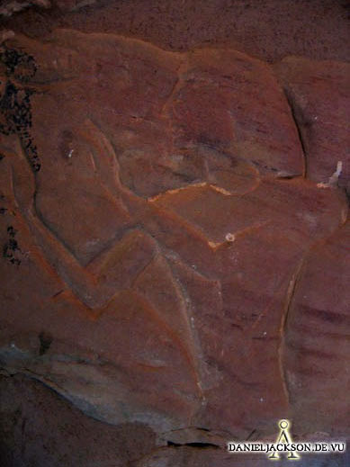 Betende Person im El-Hammam von El-Kab