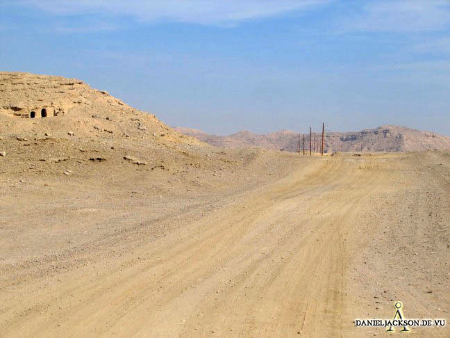 Auf dem Weg ins Wadi Hellal bei El-Kab