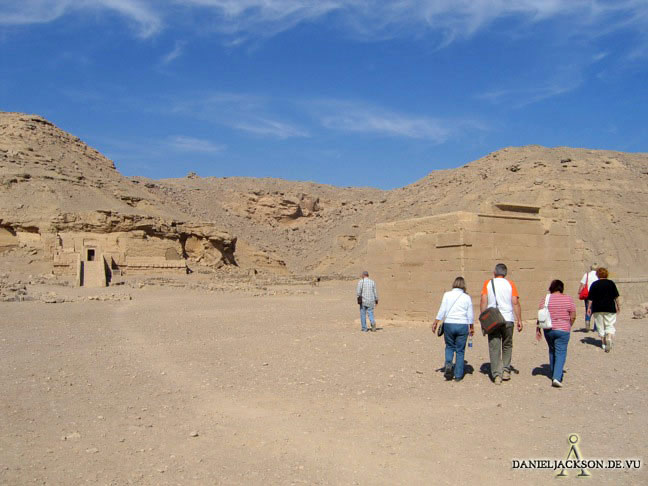 Ankunft am El-Hammam in El-Kab