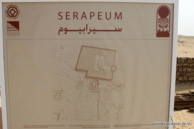 Plan des Serapeums